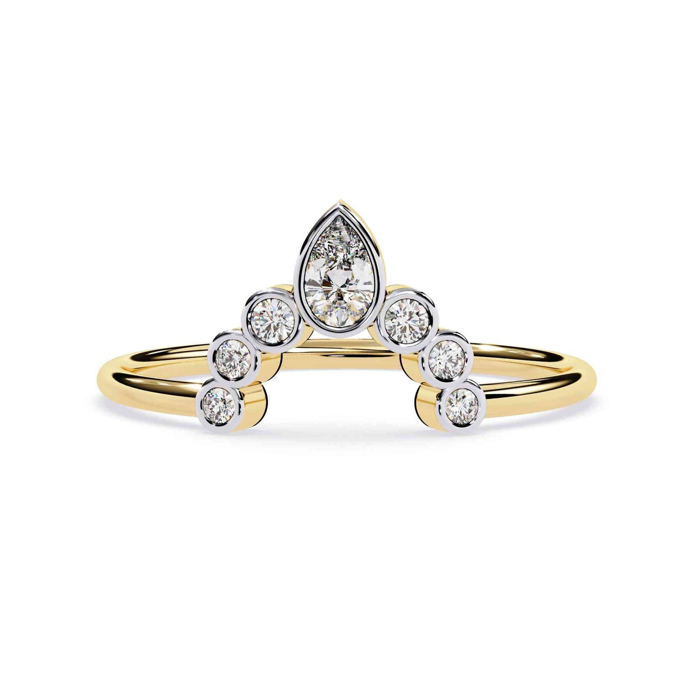 The Tatiana East-West Solitaire Edition 11 Ring