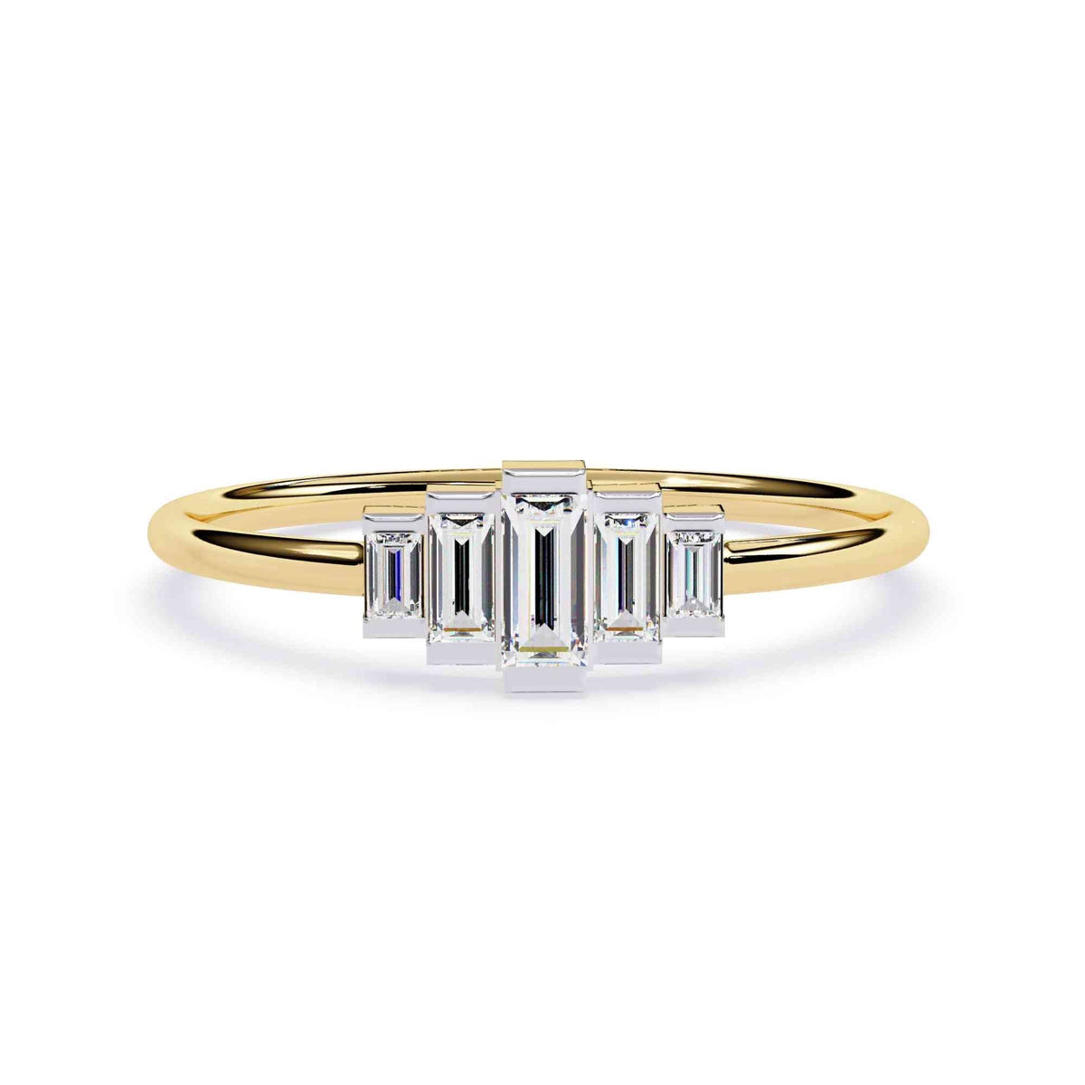 The Therese Bezel Crown Stacking Edition 11 Ring