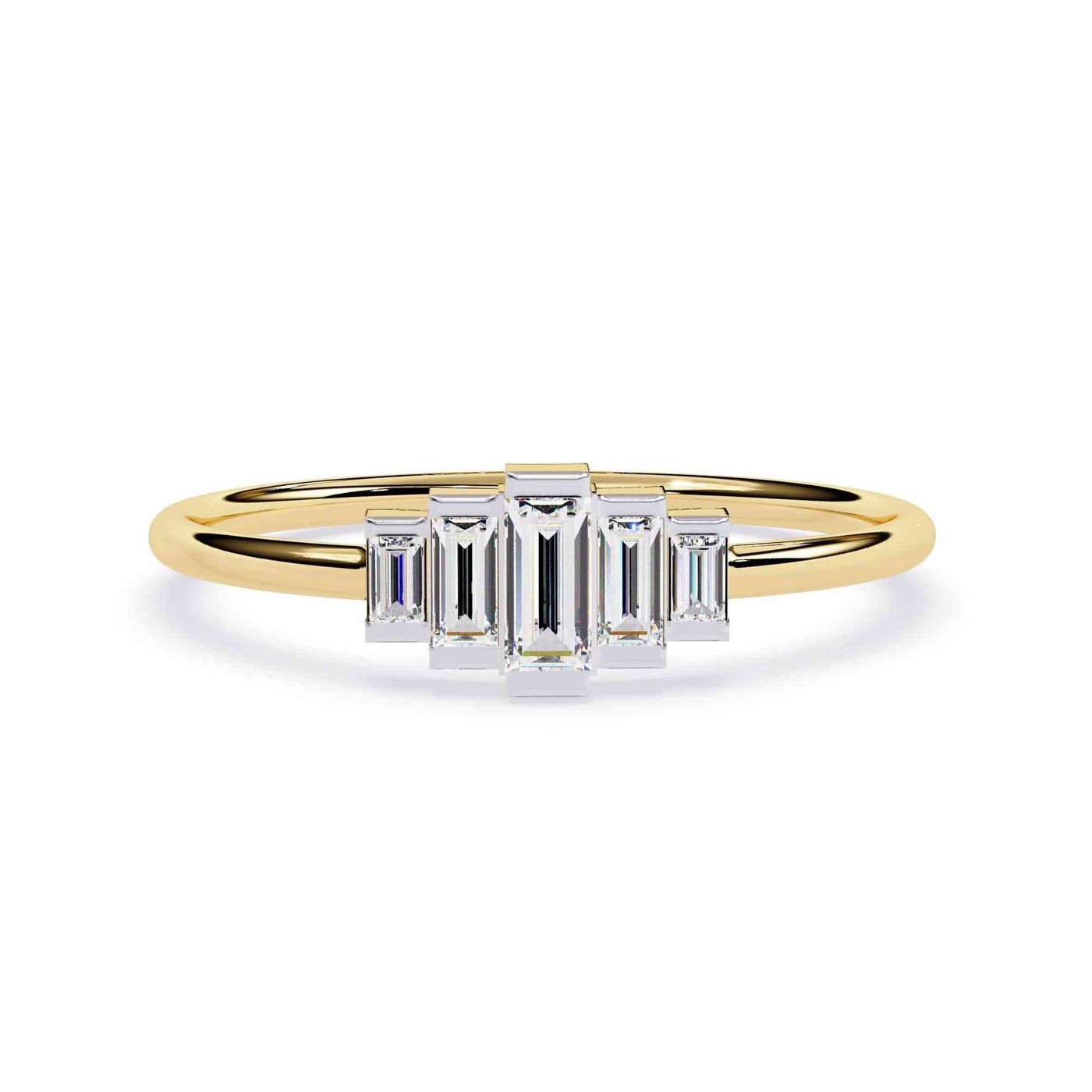 The Therese Bezel Crown Stacking Edition 11 Ring
