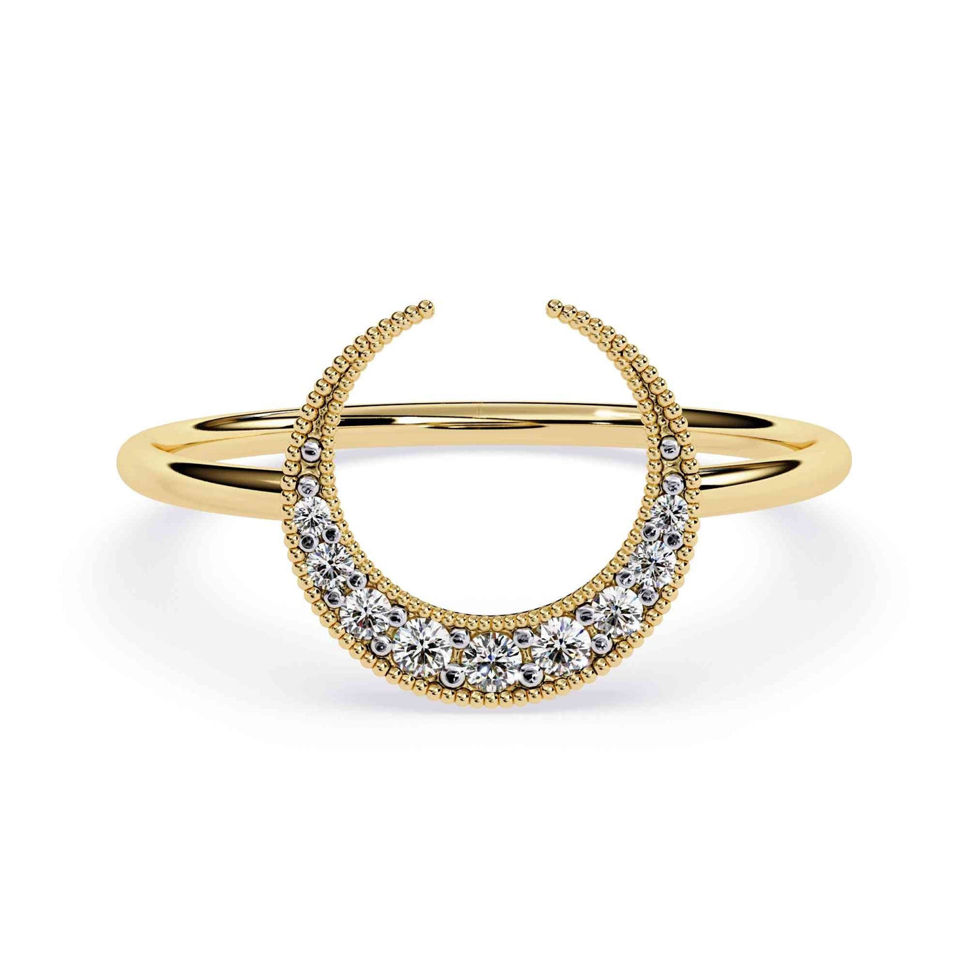 The Solange Delicate Oval Halo Edition 11 Ring