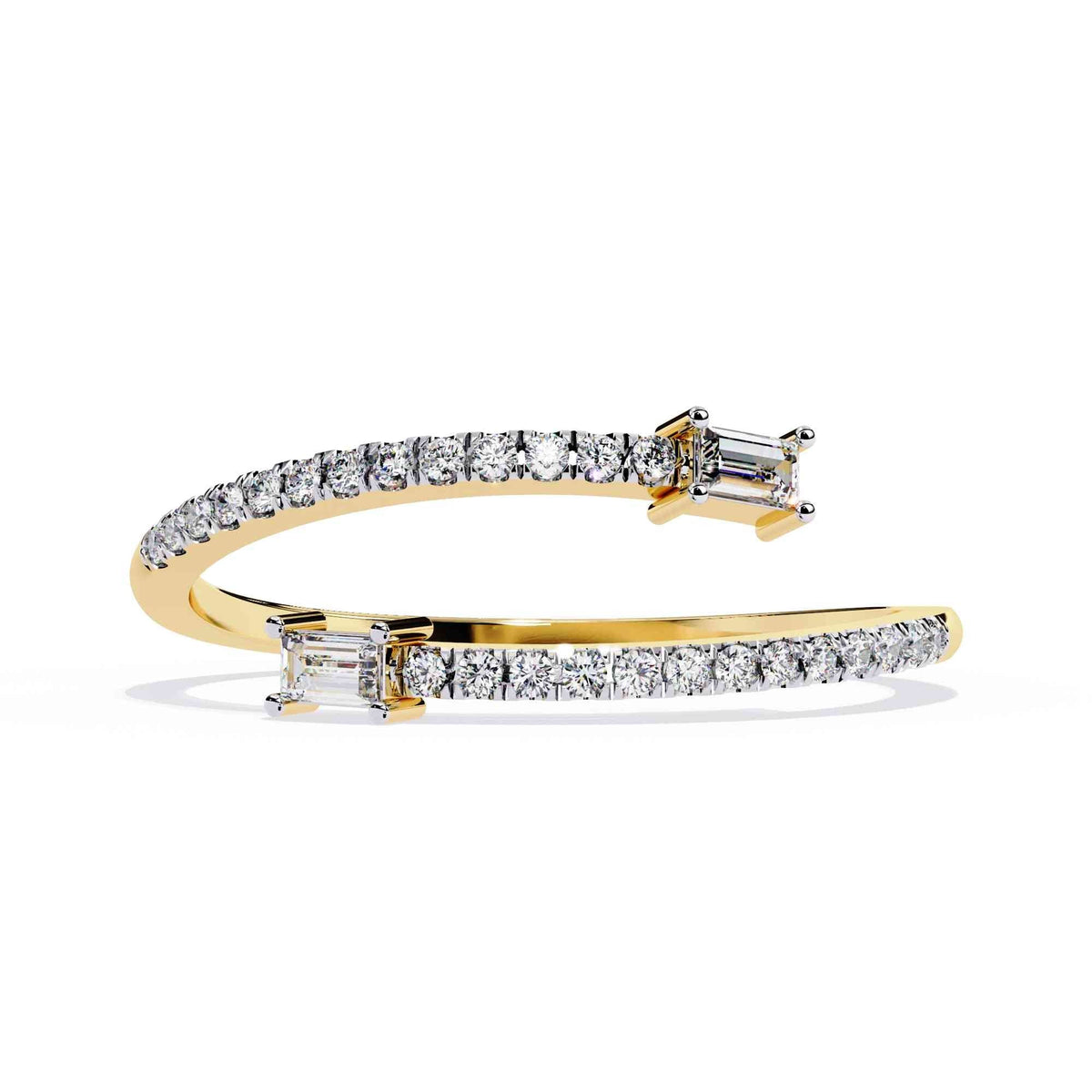 The Camille Knife-Edge Solitaire Edition 12 Ring