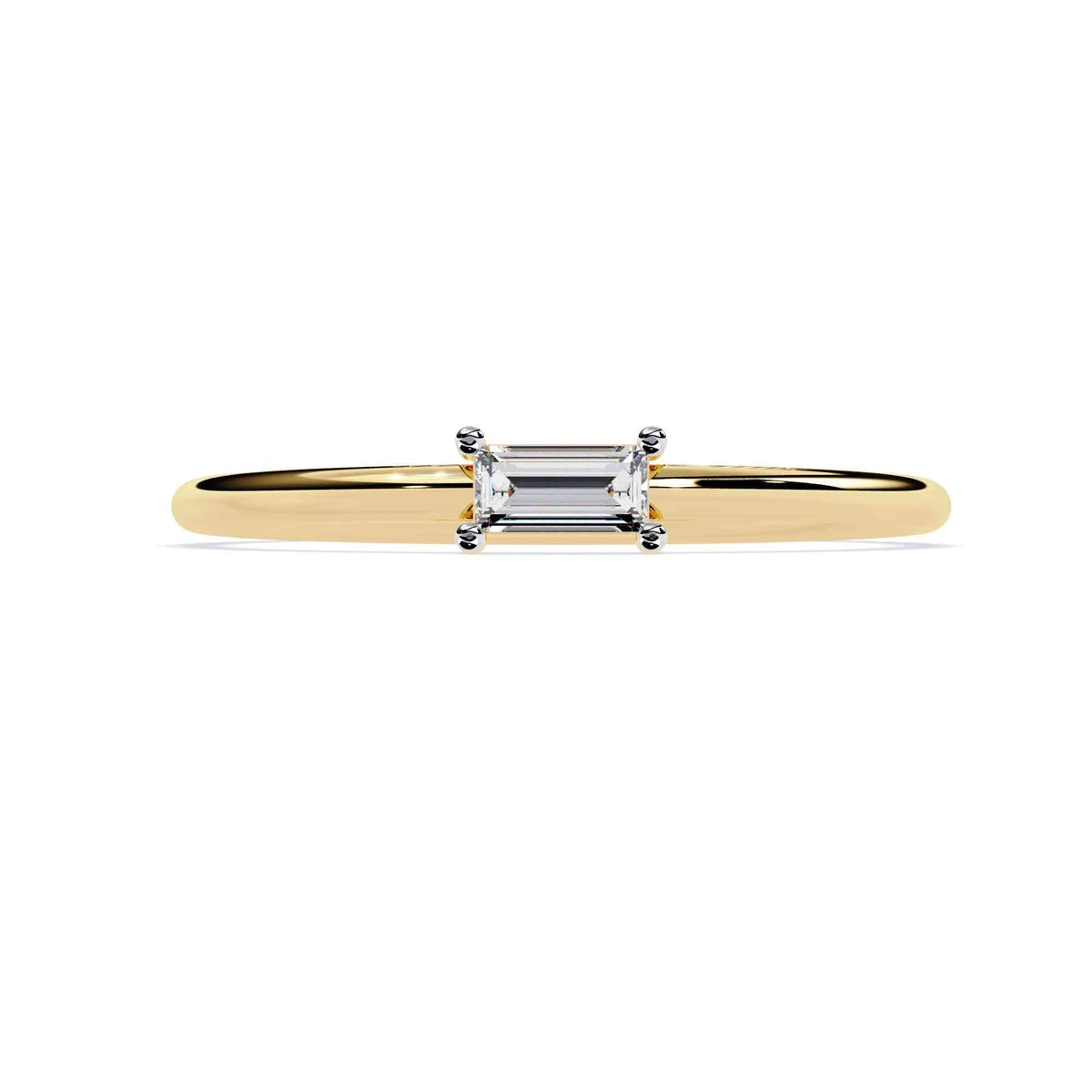The Amira East-West Emerald Edition 12 Ring