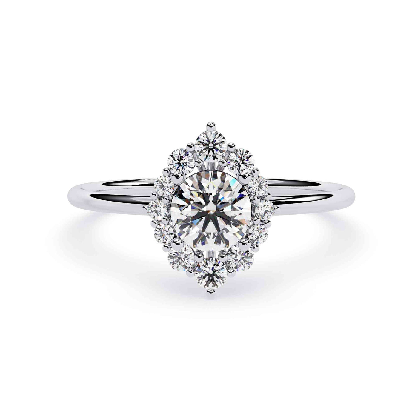 The Celeste Solitaire Edition 13 Ring