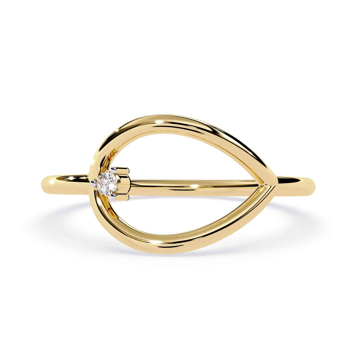 The Camille Knife-Edge Solitaire Edition 13 Ring