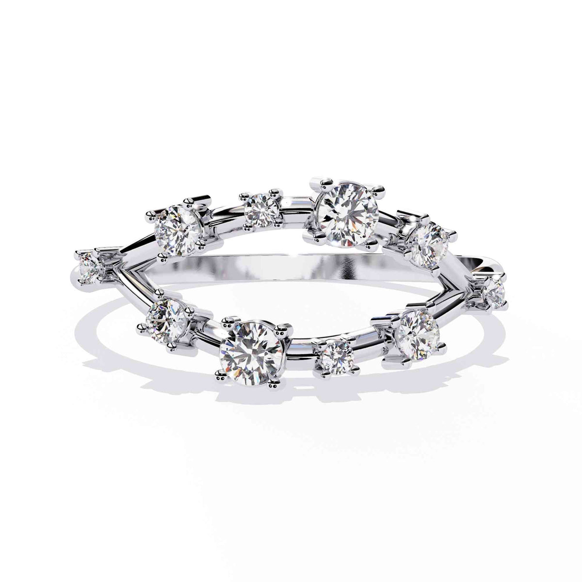 The Callista Micro-Pavé Whisper Edition 13 Band