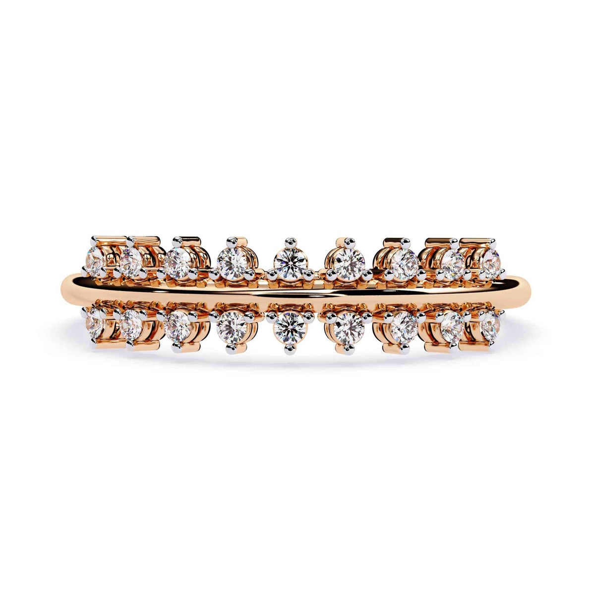 The Marchesa Oval Pavé Cathedral Edition 13 Ring