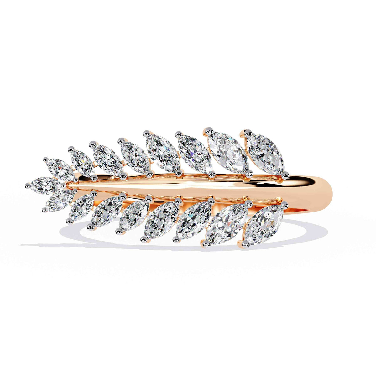 The Clarissa Oval Tulip Basket Edition 13 Ring