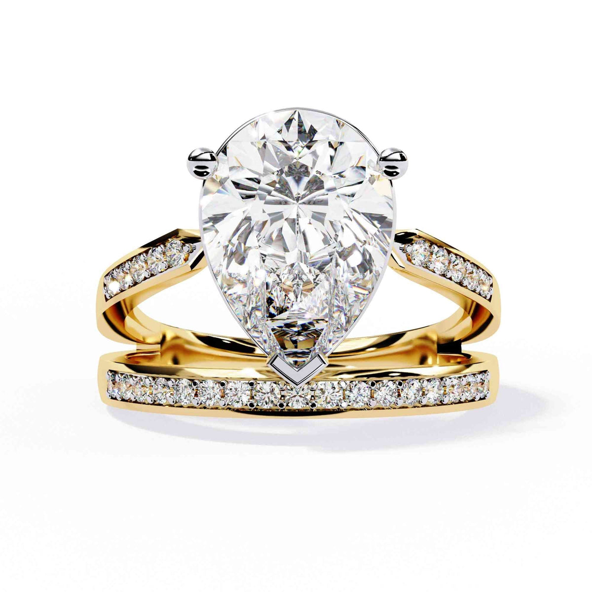 The Therese Bezel Crown Stacking Edition 13 Ring