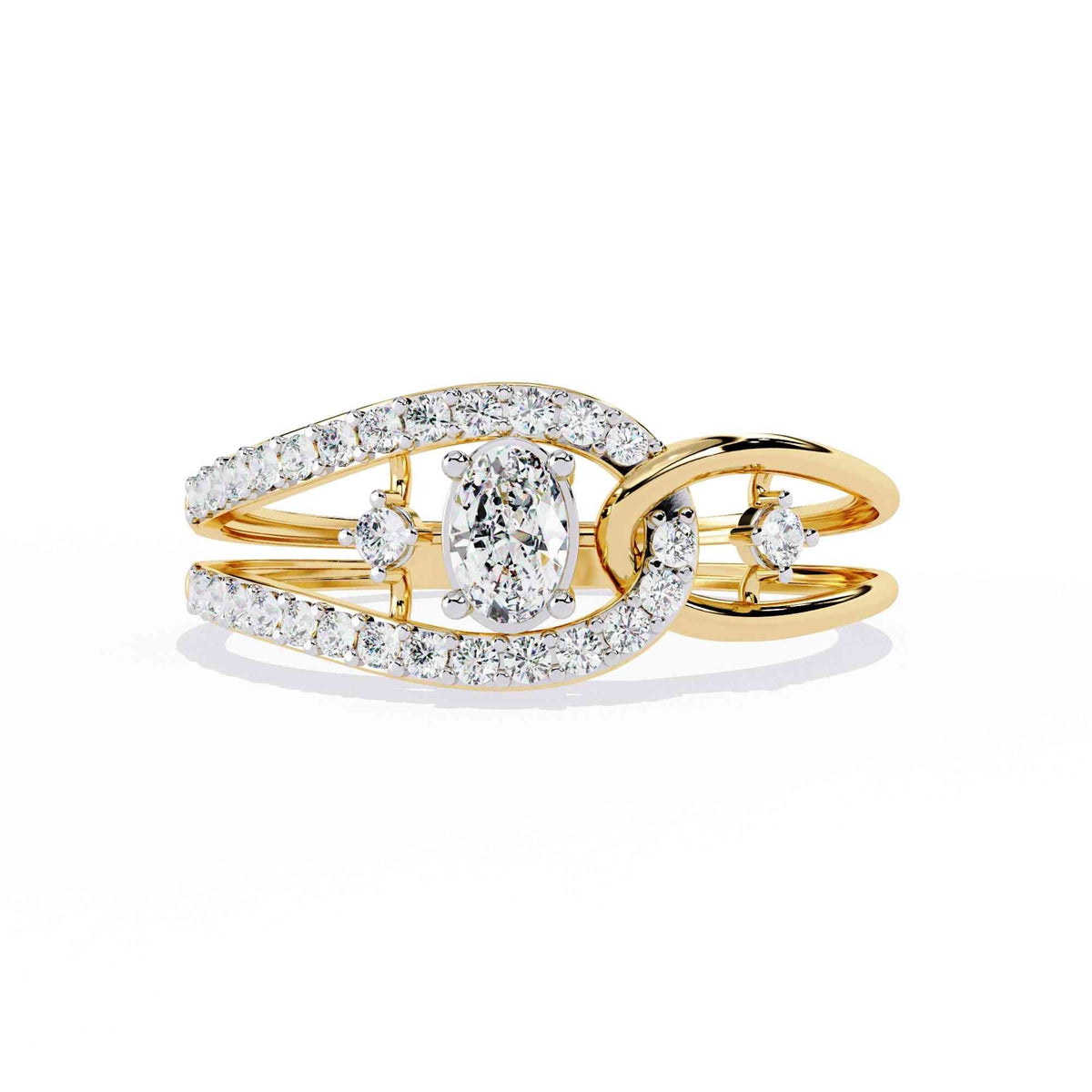 The Celeste Solitaire Edition 14 Ring