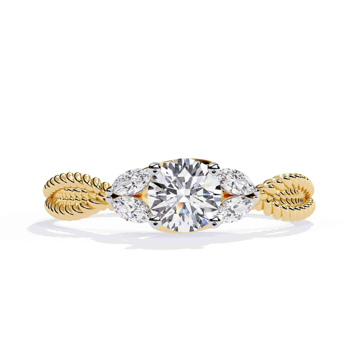 The Isolde Cushion Halo Edition 14 Ring