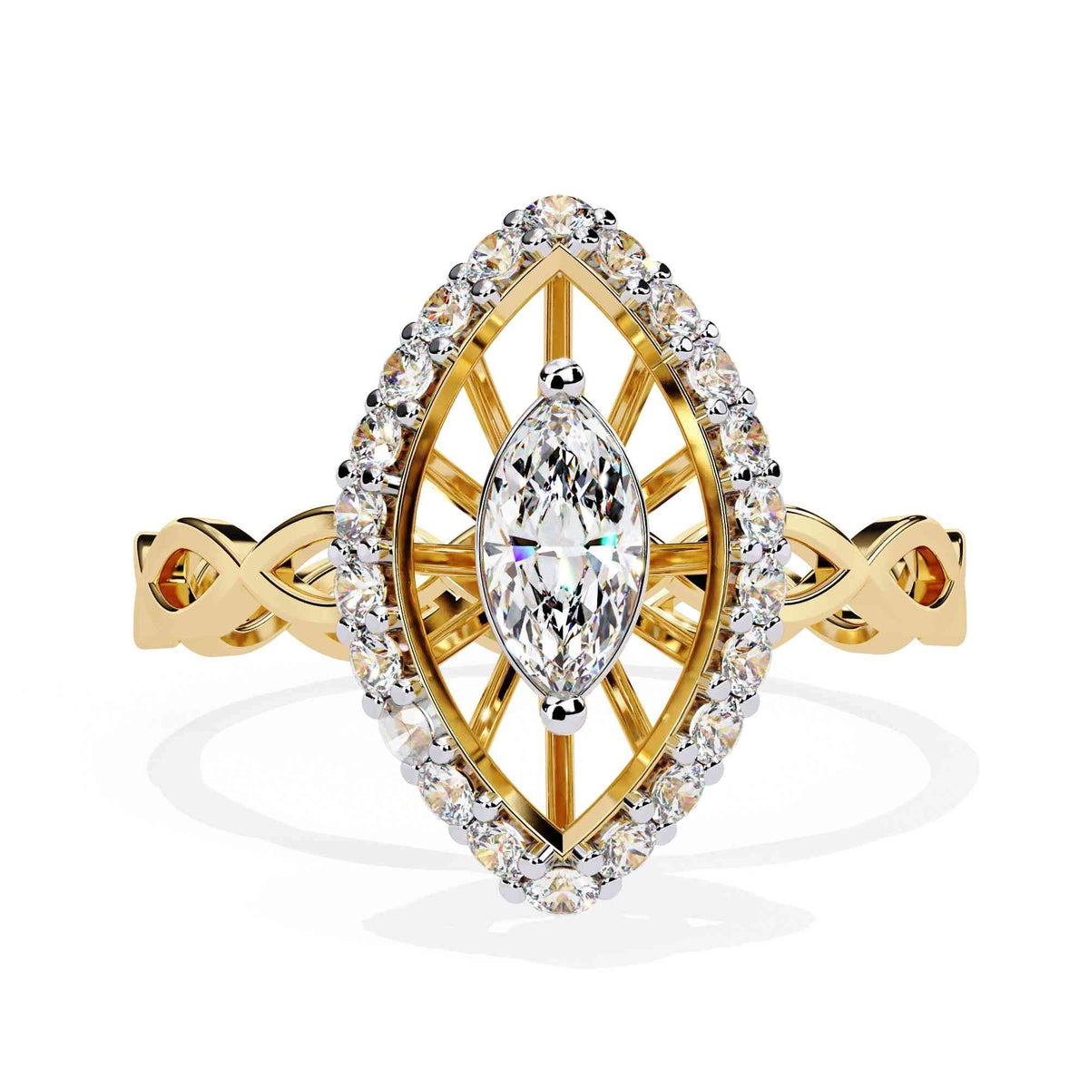 The Genevieve Floating Bezel Edition 14 Ring