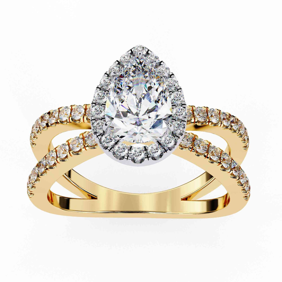 The Coralie Scalloped Diamond Edition 14 Ring