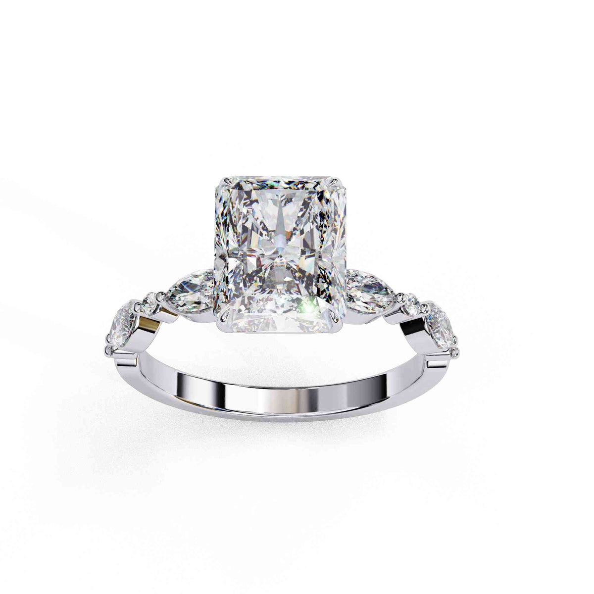 The Isolde Cushion Halo Edition 15 Ring