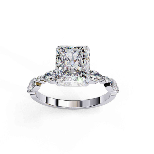 The Isolde Cushion Halo Edition 15 Ring